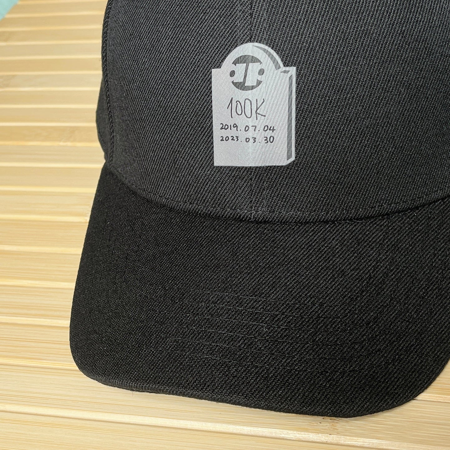 100K紀念帽子